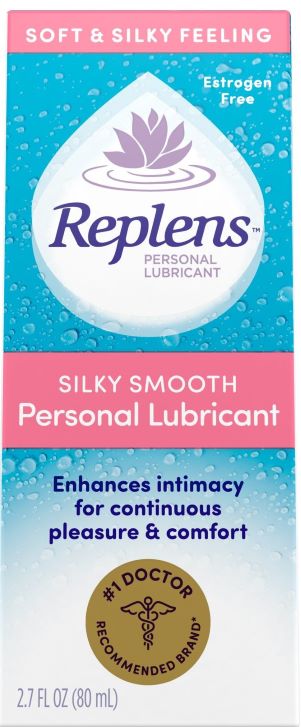 Replens Silky Smooth Personal Lubricant, Paraben Free, 80-ml